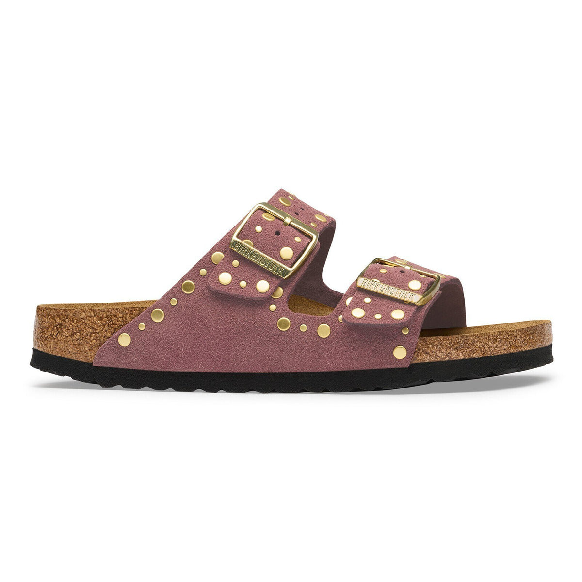 Birkenstock Arizona Rivets sandals in Pepper - side view